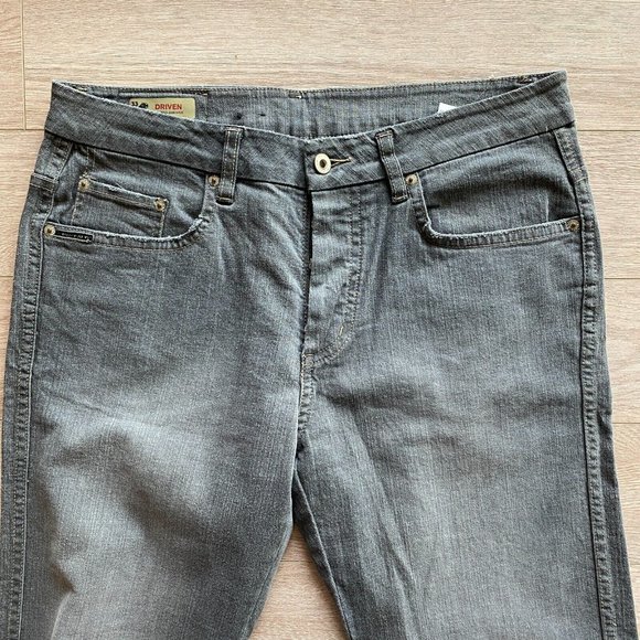 Vintage Buffalo Jeans David Bitton Driven Dyed Gray Men's Size 33x32 - Picture 4 of 15